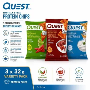 3 QUEST 20G PROTEIN CHIPS VARIETY BB 09/26