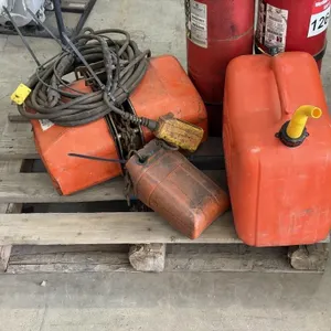 Pallet With Fire Extinguisher,Jerry Can And More