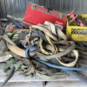Pallet With Straps, Slings And More