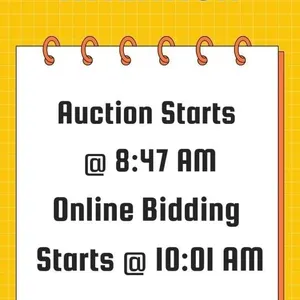 Aug 6 - Wing Estate Auction