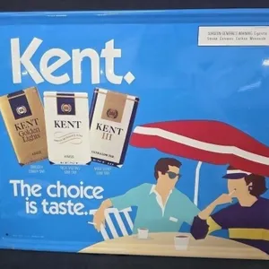Original Kent 1988 Metal Sign