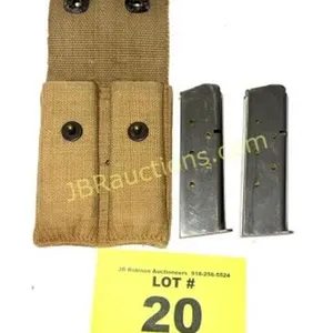 1911 .45 ACP MAGAZINES POUCH BY RUSSELL 1918 W AMO