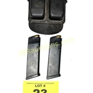 GLOCK 10MM MAGAZINES W AMMO AND MAG HOLDER