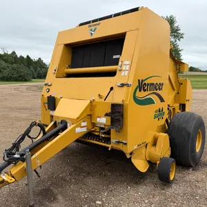 Vermeer 605 Super M Round Baler, Wide Pickup, Net Wrap/Twine, 21406 Bales, With Monitor, 1000 pto, 2