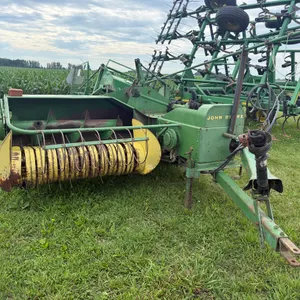 John Deere 24T Baler with an Updated Model 40 Bale Thrower, Reconditioned Knotters