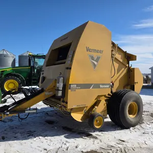 2022 Vermeer 605N Cornstalk Special Large Round Baler, 1,269 Bales, 5 x 6 Bales, DCF Wide Pickup, 21