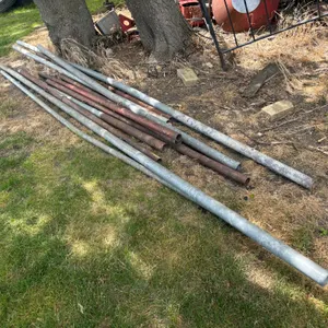 (11) Pcs Pipe, 8’-11’ length, 1-5/8”-2-7/8” , Buying All for One Money