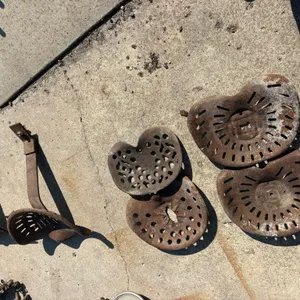 (6) Metal Seats, 1 is cast, Buying All for One Money