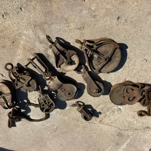 (9) Old Pulleys, Buying All for One Money