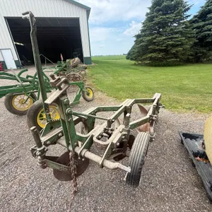 John Deere Model 810 Semi Mounted 3/14’s Plow