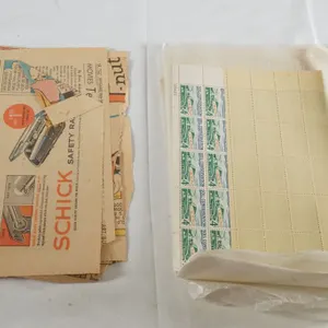 Lot of Assorted Stamps & Newspaper Clippings