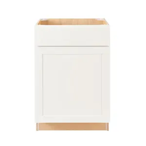 New-Diamond NOW Arcadia 24-in White Bathroom Vanity Base Cabinet without Top