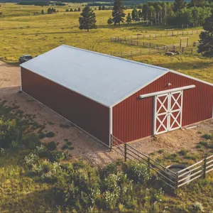 DIY KIT - 50'x80'x16' - POLE BARN  -  Larkspur Buildings Provide Professional Square Alignment And Structural Opening For Only $2900 And P