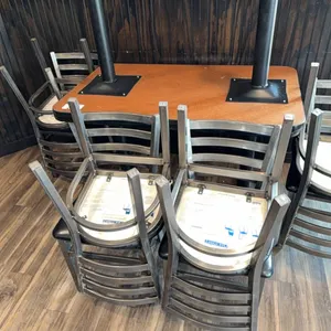 PR) 48"x28"x30" tables w/ 8) chairs