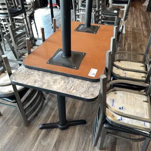 PR) 48"x28"x30" tables w/ 8) chairs
