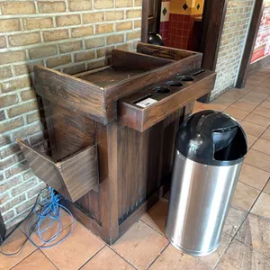 Hostess stand w/ receptacles