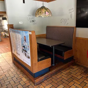 2) 60" Double booth sections w/ tables