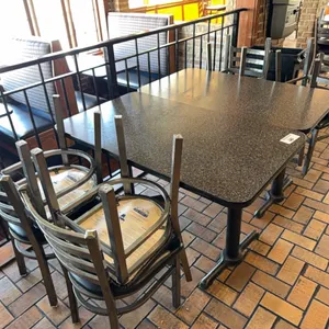 PR) 48"x28"29" tables w/ 8) chairs