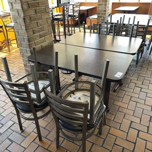 PR) 48"x28"29" tables w/ 8) chairs