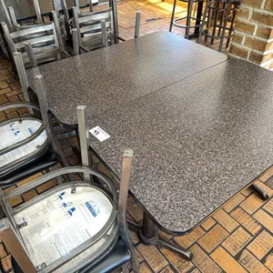 PR) 48"x28"29" tables w/ 8) chairs