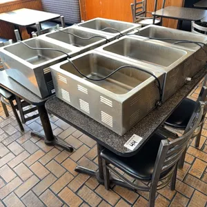 PR) 48"x28"29" tables w/ 8) chairs