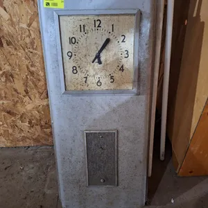 Vintage Heavy Duty Metal Wall Clock, 17"x8"x37"