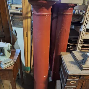 4 Decorative Wood Columns, 11"x11"x60"
