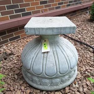 2 Concrete/Stone Planters, 20"x20"x19"