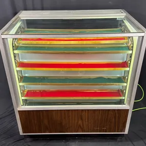 VINTAGE ROTATING COUNTERTOP DISPLAY CABINET
