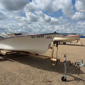 Fiberglass Boat w/ Evinrude 40 HP Outboard Motor and S/A Trailer (Non-Runner)
 UNRESERVED