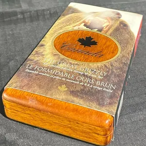 2004 Canada $8 Grizzly Bear Silver Coin & Stamp Set