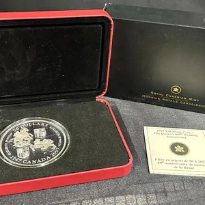 2007 $50 Silver Coin – Queen’s 60th Wedding Anniversary 5oz