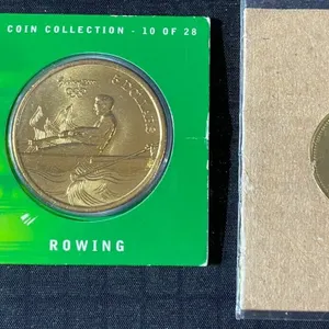 Sydney 2000 Olympic Rowing Coin and Canadian Olympic Commemorative Coin