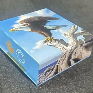 2014 Royal Canadian Mint $100 Fine Silver Coin Majestic Bald Eagle 32.15g