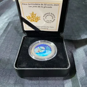 2023 Royal Canadian Mint 50 Cent Lenticular Coin Joy Sledding