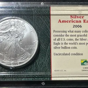 2006 Silver American Eagle 1oz .999 Silver Coin Uncirculated