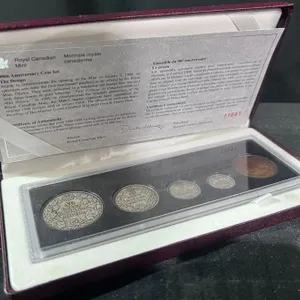 Royal Canadian Mint 90th Anniversary 1908-1998 Coin Set, 92.5% Silver