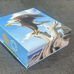 2014 Royal Canadian Mint $100 Fine Silver Coin Majestic Bald Eagle 32.15g