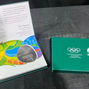 Rio 2016 Olympic Participation Medal in Case with COA