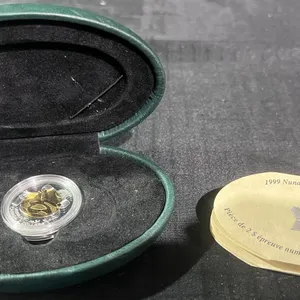 1999 Nunavut Proof $2 Coin, Sterling Silver with Gold Plated Core