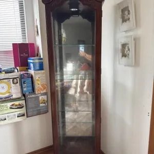 Phillip Reinisch Lighted Curio Cabinet