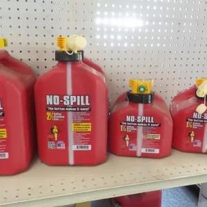 4 New No Spill Gas Cans