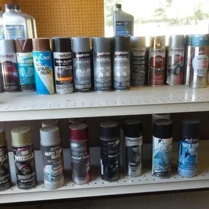 Various Spray Cans
