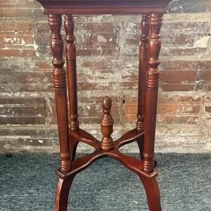 Marble Top Wood Side Table 14.5” x 28.5”
- some