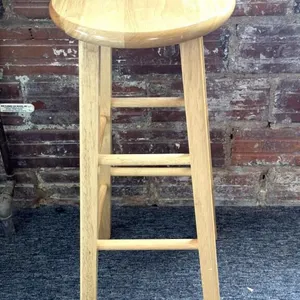 Wood Stool 13” x 29.5”