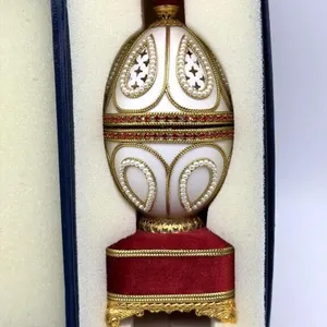 Music Box Fabergé Egg in Box 5.5”