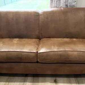 Flexsteel Couch Brown Suede 88” x 42” x 36”