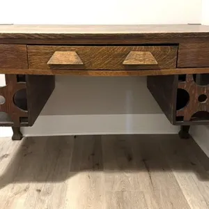 Antique Library Desk 46” x 26.5” x 29”
