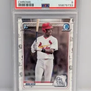 2020 1st Bowman Chrome Jordan Walker PSA 9