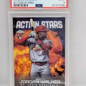 2023 Topps Chrome Walker RC Action Stars PSA 9